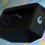 Seagate front with two leds